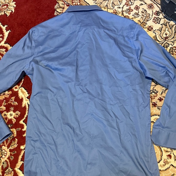 Perry Ellis Blue Dress Shirt - Picture 3 of 4